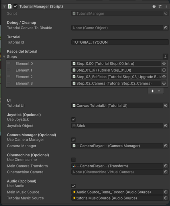 Tutorial Manager en Unity